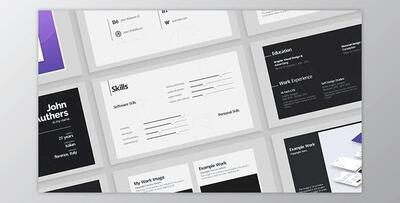 Portfolio - Resume (Videohive 21411876) - AE Project