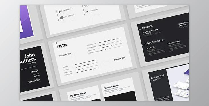 Portfolio - Resume (Videohive 21411876) - AE Project