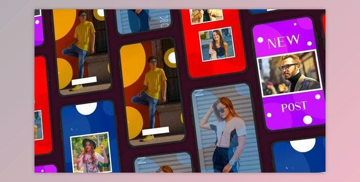 Instagram Story And Post Minimal Frames (Videohive 45064641) - AE Project