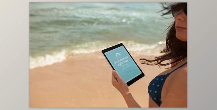 Beach Mockup Bundle – 6 Premium PSDs By ScenicScreens