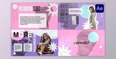 Postmodern Colorful Slides for After Effects (Videohive 42971696) - AE Project