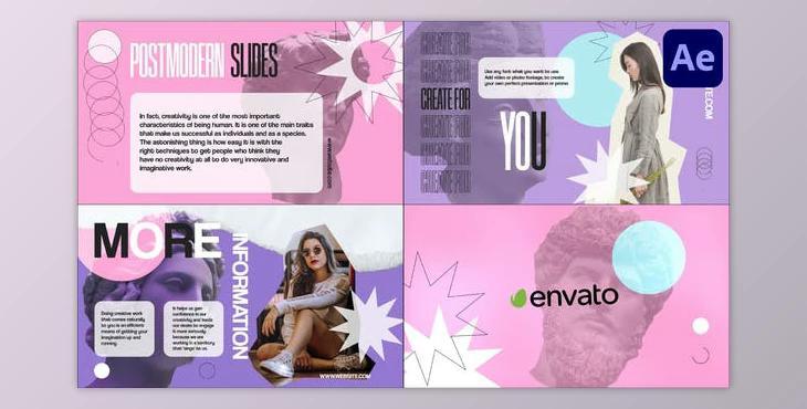 Postmodern Colorful Slides for After Effects (Videohive 42971696) - AE Project