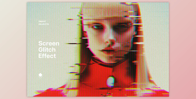 Glitching Screen Photo Effect - 91999158