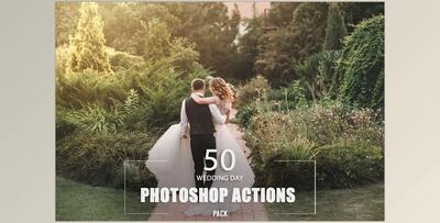 50 Wedding Day Photoshop Actions