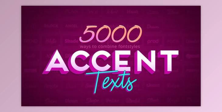 Accent Texts (Videohive 38110232) - PR Project