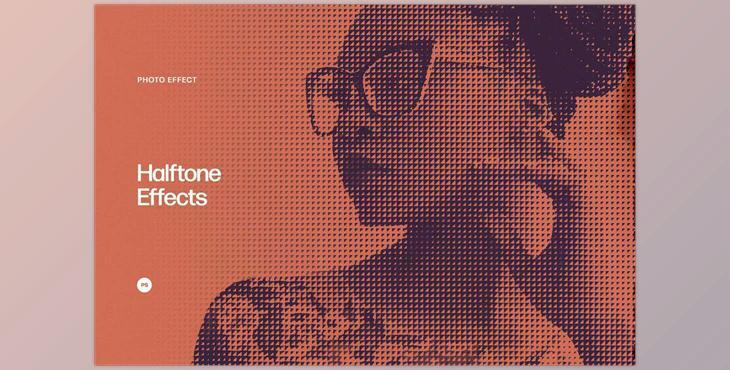 Halftone Pattern Photo Effects - 6850341