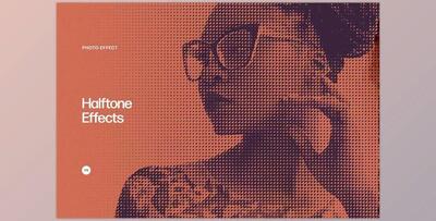 Halftone Pattern Photo Effects - 6850341