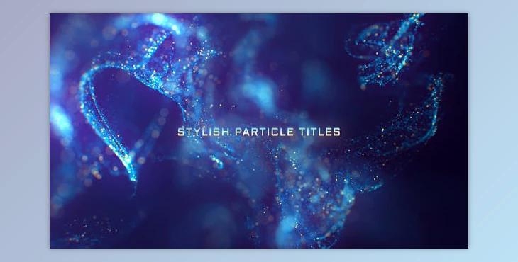 Stylish Particle Titles (Videohive 28632894)