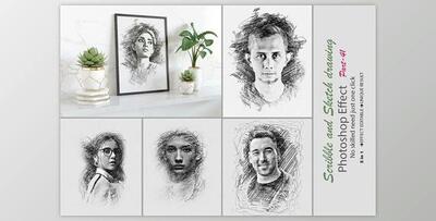 Scribble and Sketch Drawing Creativemarket - 12643428