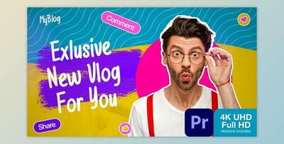Colorful Youtube Opener_MOGRT (Videohive 34662289)