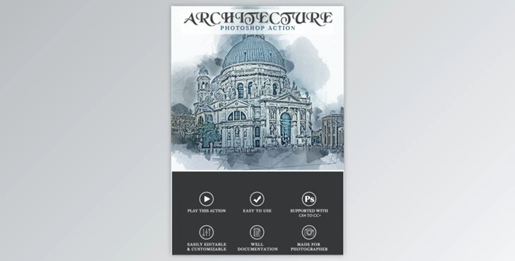 Architecture Photoshop Action By fokkira (ABR, PAT, ATN)