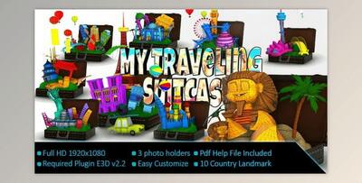 My Travelling Suitcase (Videohive 19397527) - AE Project