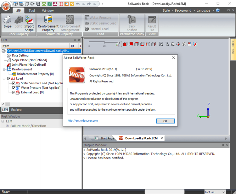midas SoilWorks 2020 v1.1 / 5.5.0 R1