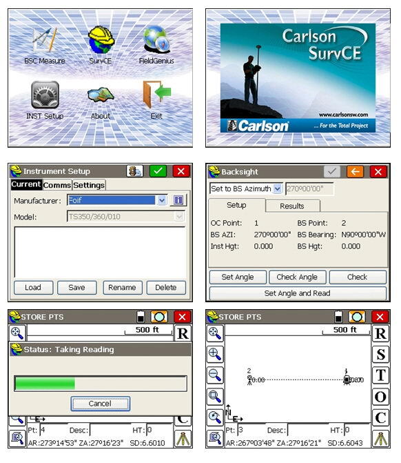Carlson SurvCE 6.01 / 5.01 + Data Collectors