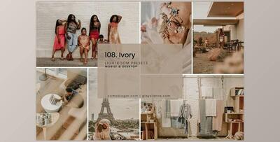 108. Ivory Presets CreativeMarket-5741231 (XMP, DNG, PDF)