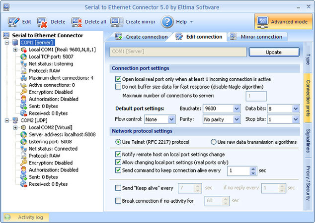 Eltima Software Serial to Ethernet Connector 8.0.1203 / 7.1.876