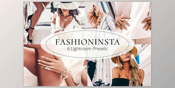 Fashioninsta – Lightroom Preset Set CreativeMarket-5872565 (DNG)