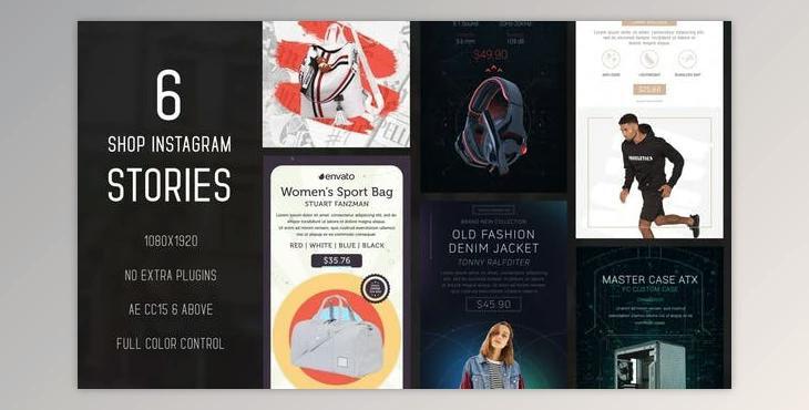 Shopping Instagram Stories (Videohive 36167748) - AE Project