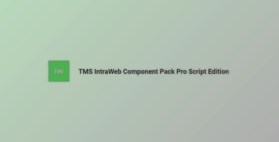 TMS IntraWeb Component Pack Pro Script Edition v5.9.5.0 (05 Feb 2025) Full Source