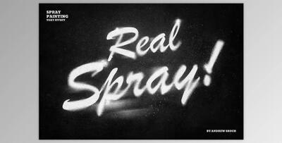 Spray Paint Photoshop Action By Sko4