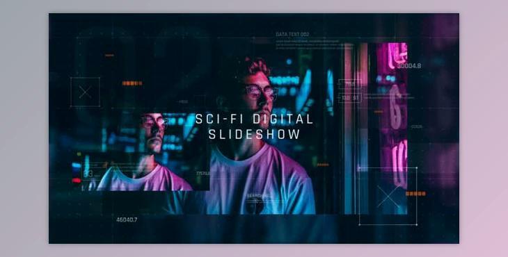 Digital Sci-Fi Slideshow / Technology Opener / Hi-Tech Futuristic Gallery / Corporate Presentation (Videohive 31684516)