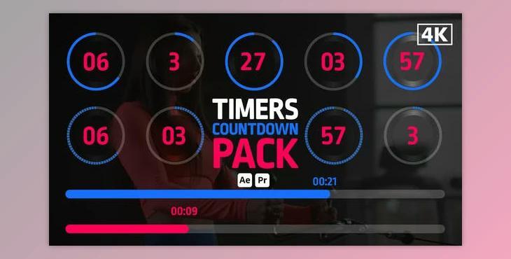 Timers Countdown Pack (Videohive 46053555) - AE Project