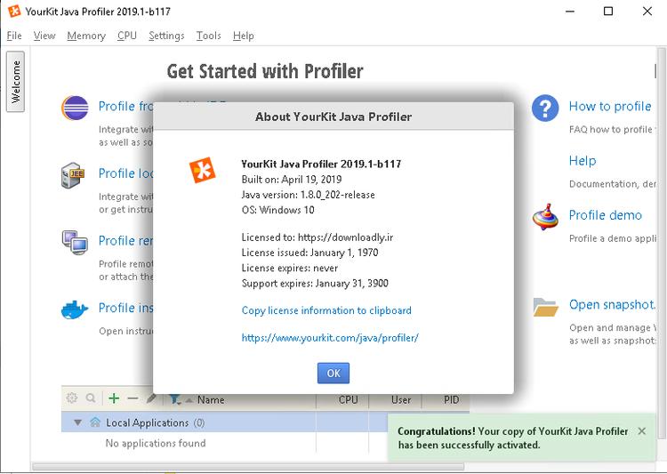 YourKit Java Profiler 2022.9 Build 171