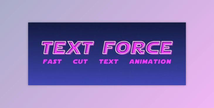 Aescripts Text Force v1.9.0