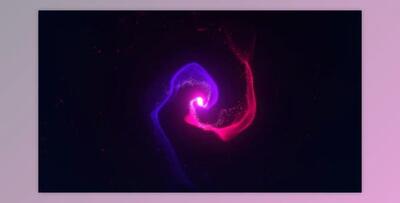 Organic Particle Swirls Ident (Videohive 9058329)