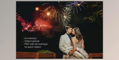 21 Firework Photo Overlays CreativeMarket 1724257