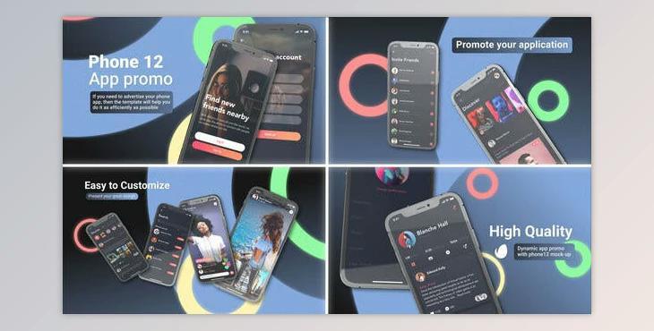 App Presentation Phone 12 (Videohive 33959235) - AE Project
