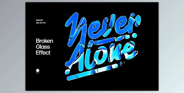 Broken Glass Text & Logo Effect - 91972911