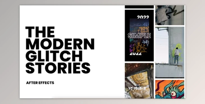 Glitch Stories Pack (Videohive 38642342) - AE Project