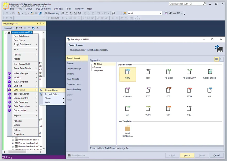 Devart dbForge Data Pump for SQL Server v1.9.2 (12 April 2024) + CRACK
