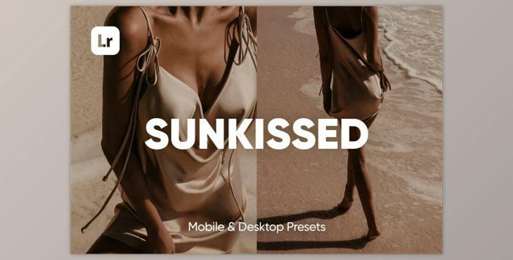 7 SUNKISSED LIGHTROOM PRESETS By Hot Buns Presets (Mob, Desk)