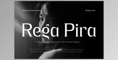 Rega Pira - Elegant Serif Family Creative Market - 289598605