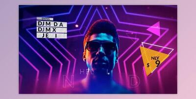 Neon Party Promo - Premiere Pro (Videohive 33446172) - PR Project