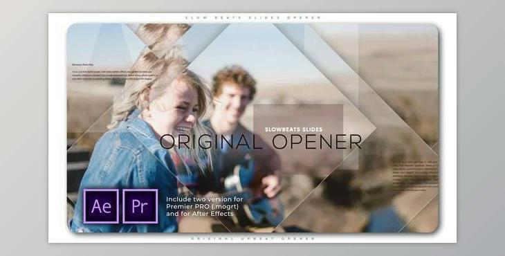 Slow Beats Slides Opener (Videohive 28520496)