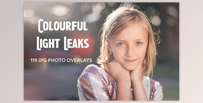 119 Colorful Light Leaks Photo Overlays