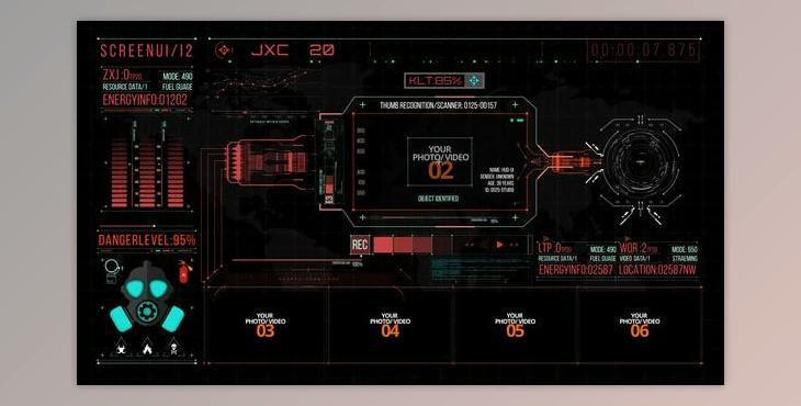 HUD700 Screen Info 2 (Videohive 45783999) - AE Project
