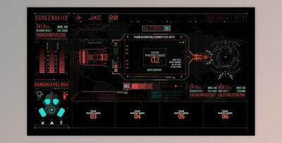 HUD700 Screen Info 2 (Videohive 45783999) - AE Project