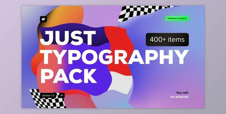 Just Typography Pack for Premiere Pro (Videohive 34410712) - PR Project