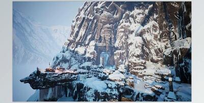Unreal Engine - Viking Nordic legendary Cave Modular Kit (Engine version 4.26- 4.27, 5.0- 5.3)