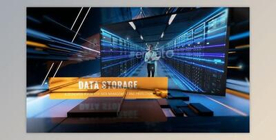 Data Triangle Tunnel (Videohive 44825634) - AE Project