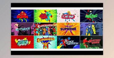 Super Comic Titles (Videohive 36759859) - AE Project