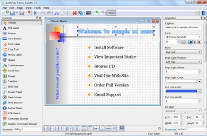 AutoPlay Menu Builder 9.0.0.2836