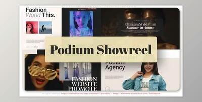 Podium Showreel Grid Slideshow (Videohive 50455004) - AE Project