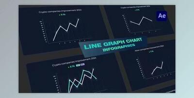 Line Graph Chart Infographics (Videohive 50381564) - AE Project