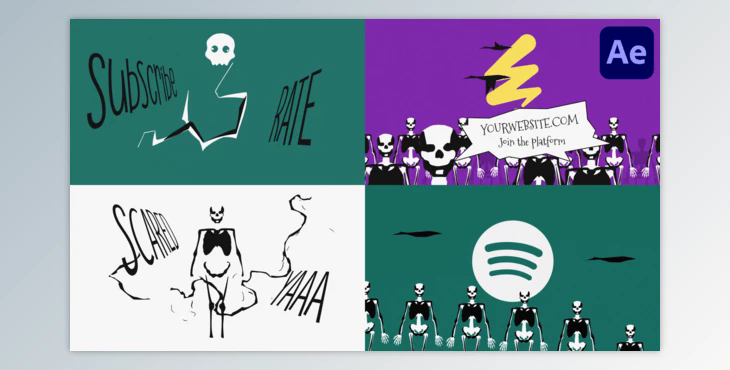 Halloween Logo Event Promo for After Effects (Videohive 54499763) - AE Project