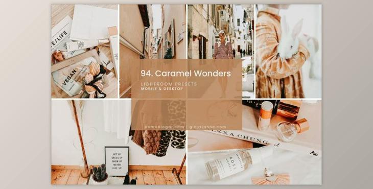 94. Caramel Wonders Presets By Advina Store (Mob, Desk)